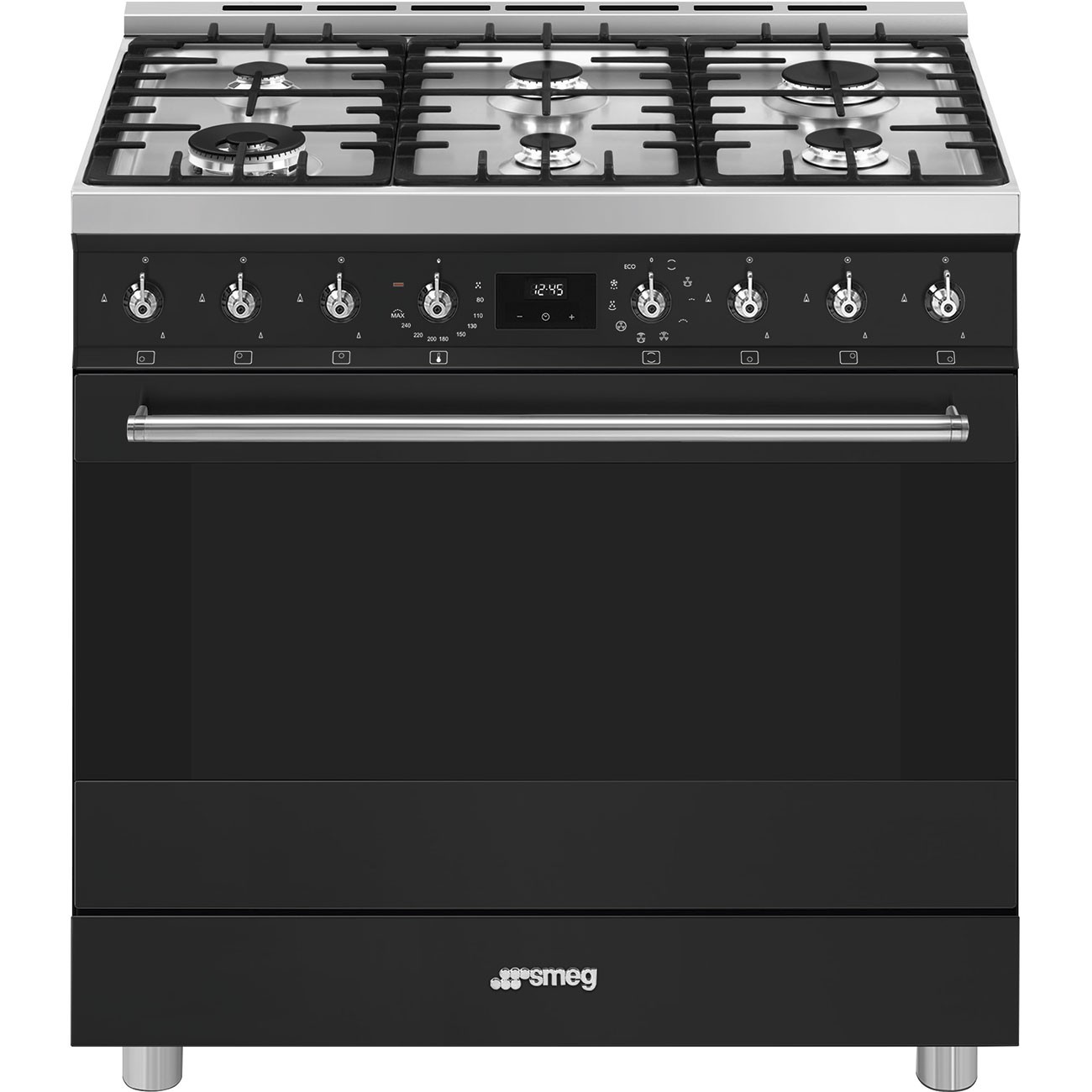 smeg-cocina-c9gmmb2-gas-90cm-negra-5-fuegos-horno-gas-115l-clase-a-6