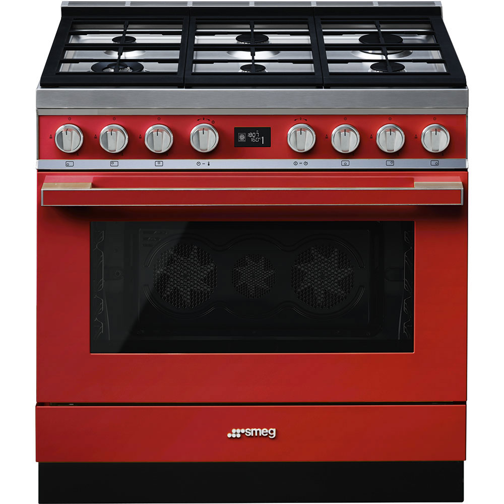 smeg-cocina-cpf9gpr-gas-natural-roja-6-fuegos-horno-electrico-pirolitico-4