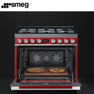 smeg-cocina-cpf9gpr-gas-natural-roja-6-fuegos-horno-electrico-pirolitico-5