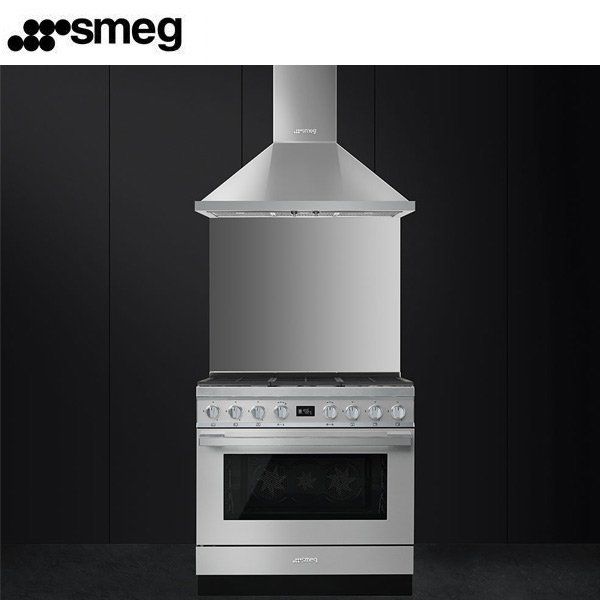 Smeg Cocina CPF9GPX Gas Natural Inox 6 Fuegos Horno Eléctrico Pirolítico - Imagen 2