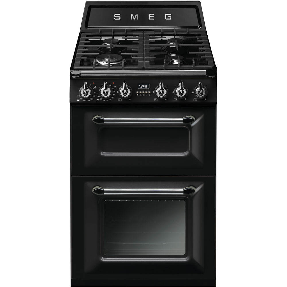 smeg-cocina-tr62bl-gas-natural-negra-4-fuegos-2-hornos-electricos-2