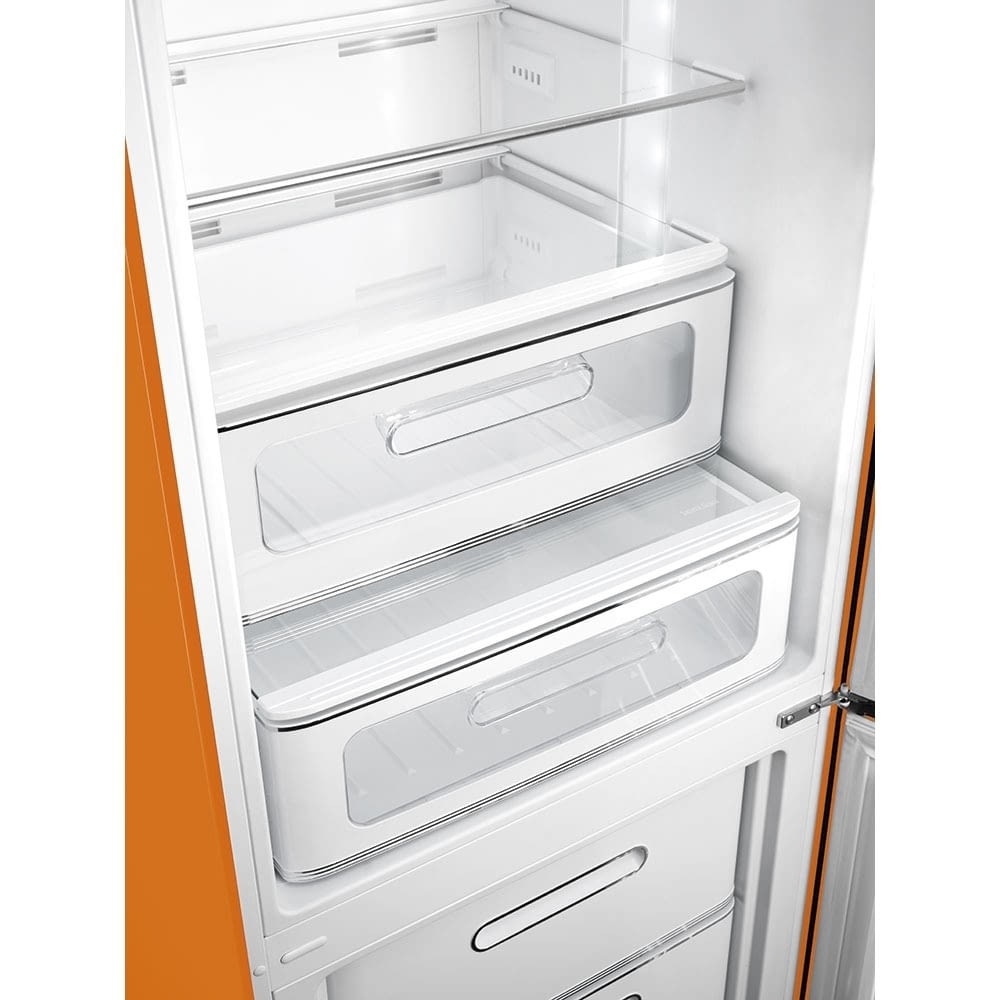 SMEG FRIGO-COMBI FAB-32LOR5 1,96m NARANJA Apertura Izquierda - Imagen 2