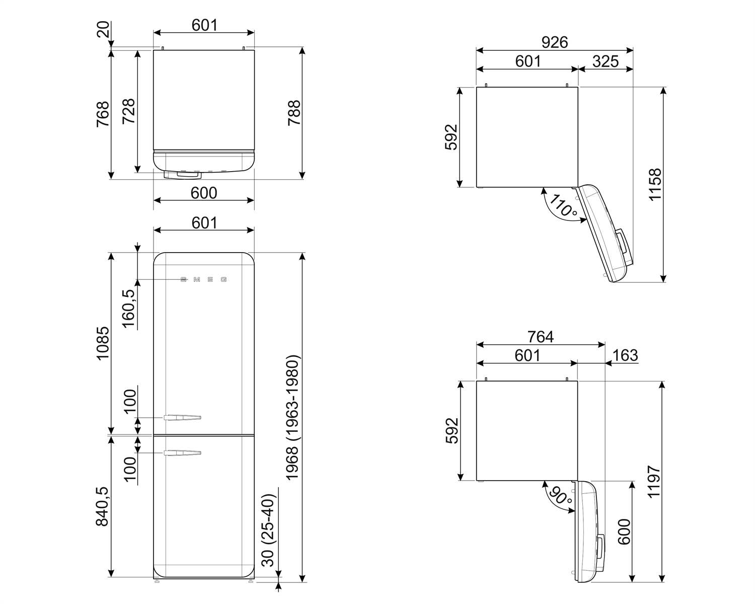 smeg-frigo-combi-fab-32rli5-pistacho-197m-nf-clase-d-bombino-derecha