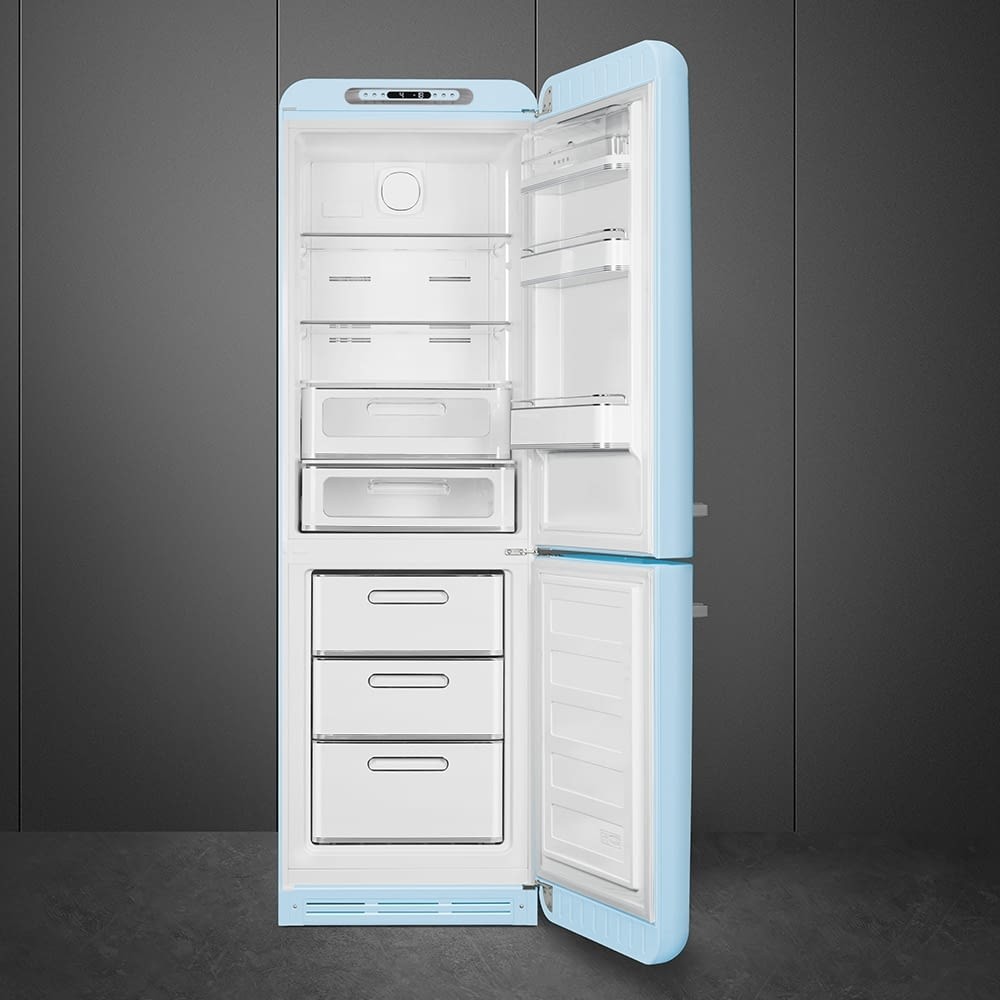 SMEG FRIGO-COMBI FAB-32RPB5 AZUL CELESTE/1,97m/N.F./ CLASE D COMBINO DERECHA - Imagen 3