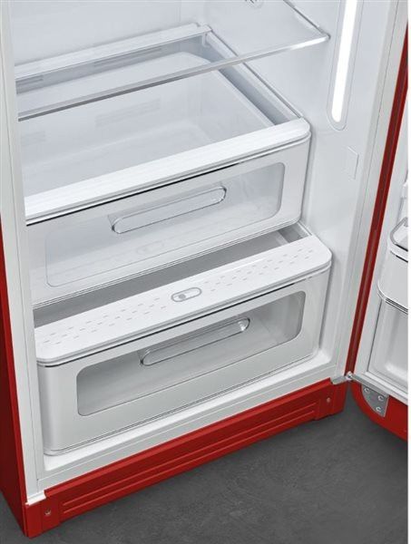 Smeg Frigorífico 1 Puerta FAB28RRD5 Bombino 1’53m Rojo 270L Clase D - Imagen 3