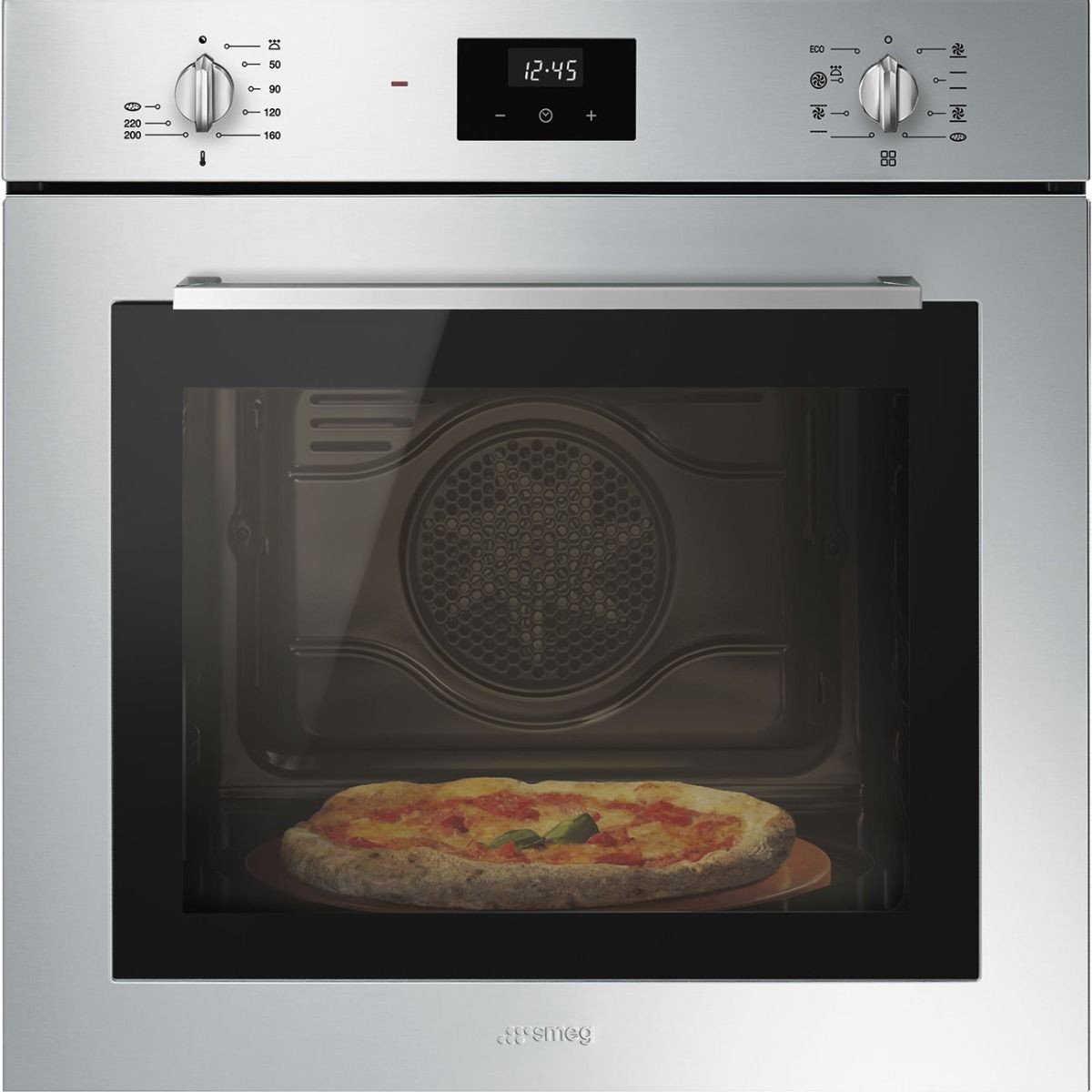SMEG HORNO SF-6400PZX INOX TERMOVENTILADO PIZZA