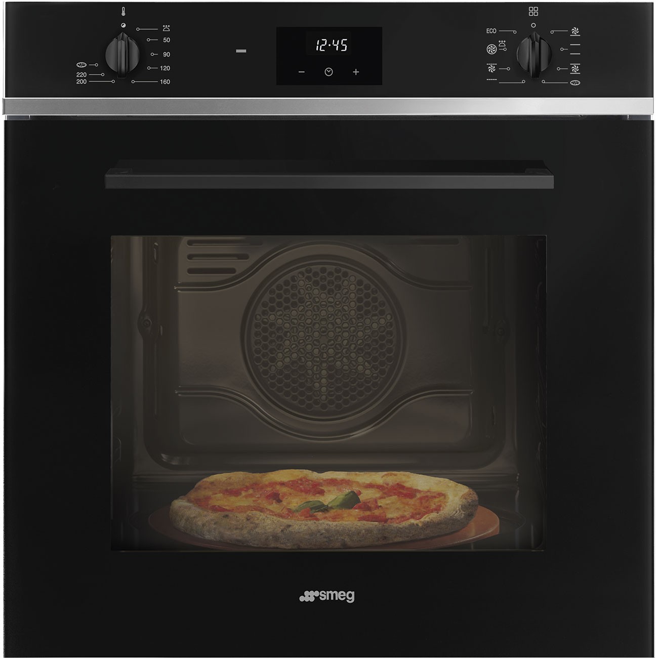 Smeg Horno SF6400PZB Multifunción Negro 70L Termoventilado Clase A