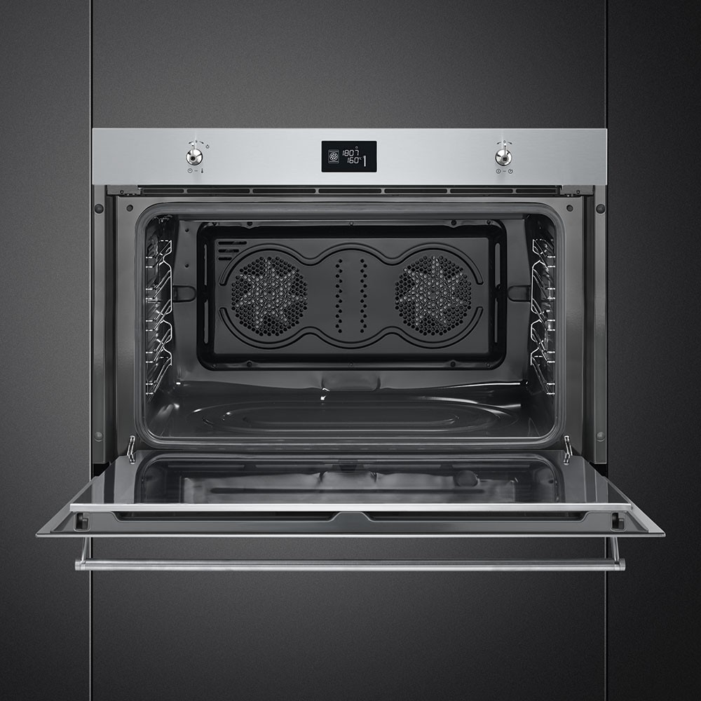 Smeg Horno SF9390X1 Vapor Clean Inox 115 L Termoventilado 90 cm Clase A+ - Imagen 3