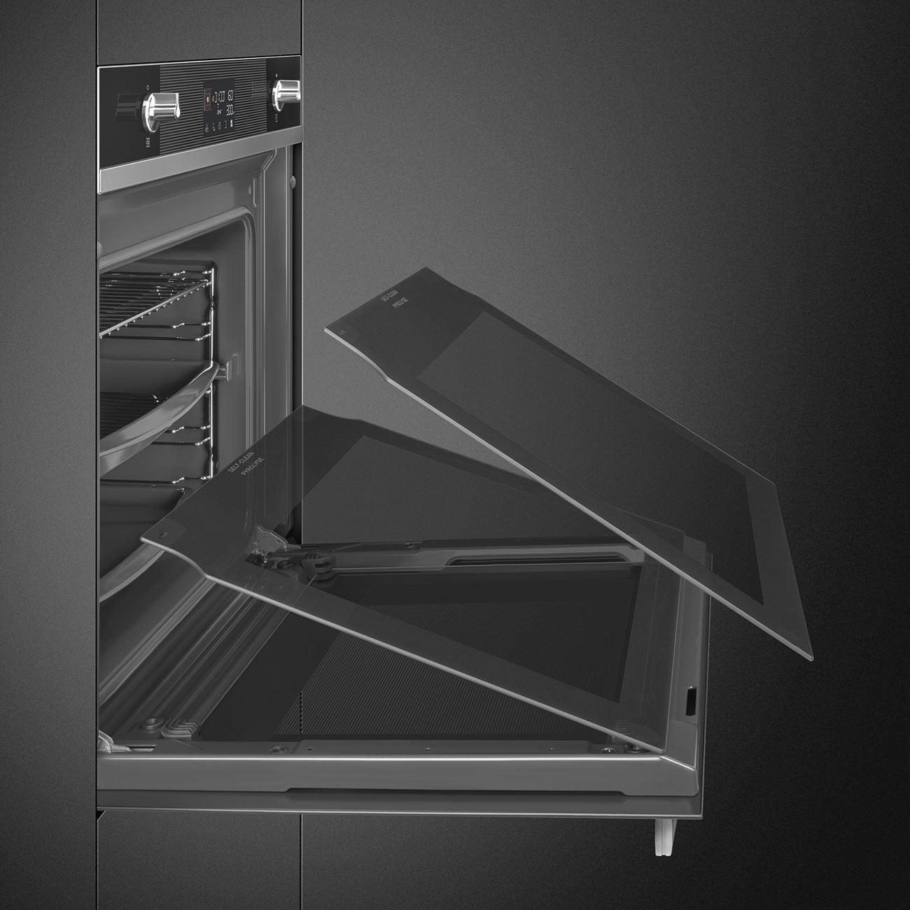 SMEG HORNO SO6102TN NEGRO MULTIFUNCION TERMOVENTILADO - Imagen 3