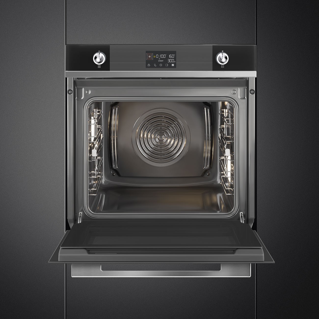 SMEG HORNO SO6102TN NEGRO MULTIFUNCION TERMOVENTILADO - Imagen 5