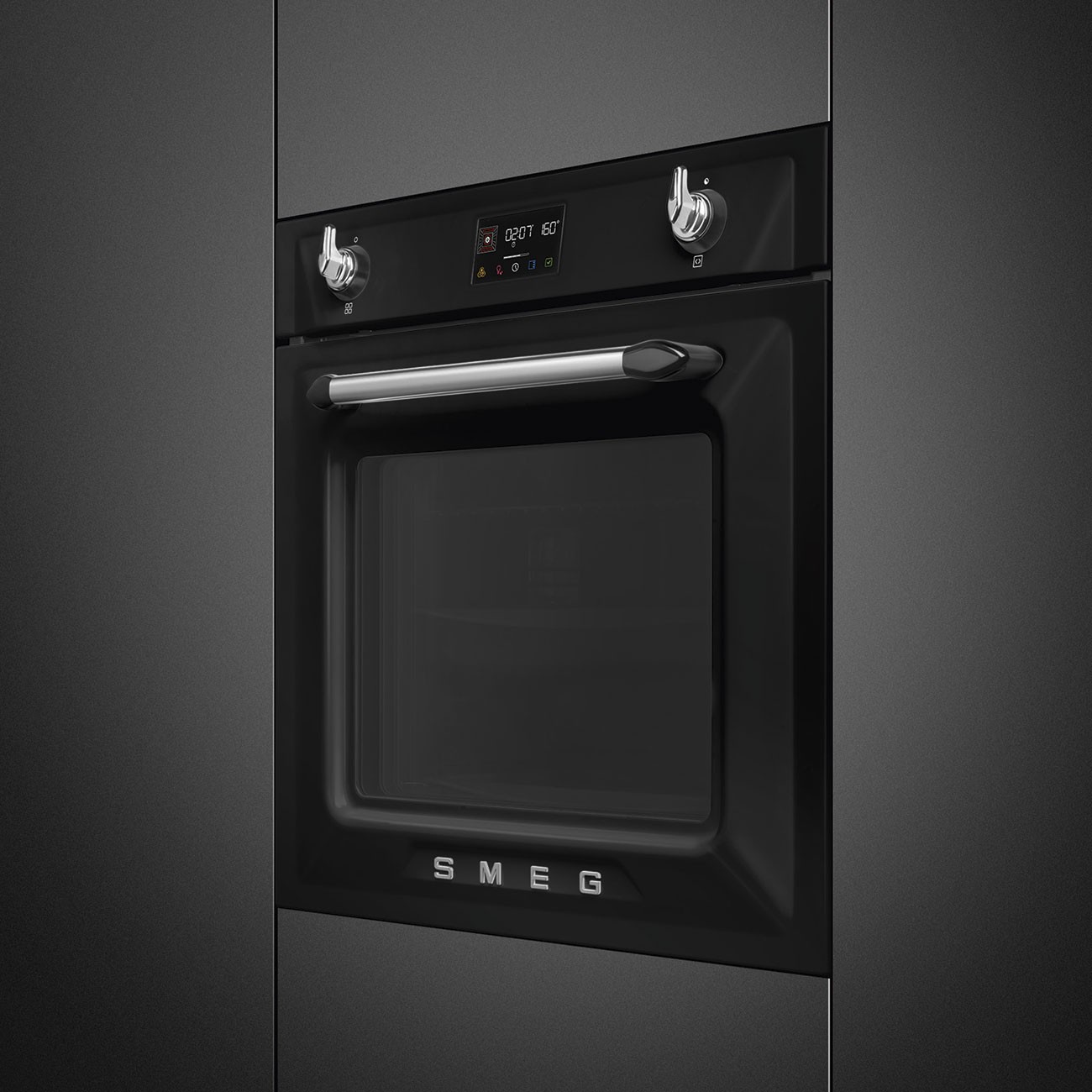 Smeg Horno SOP6902S2PN Combinado Vapor Pyro Steam 60cm Negro Soft Close - Imagen 2