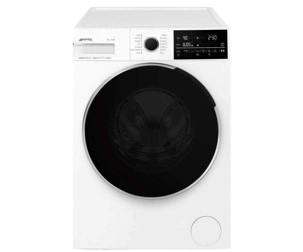 Smeg Lavadora Carga Frontal WNP96SLAAES 9kg Blanca 1600 Rpm Vapor Autodos Clase A - Imagen 2