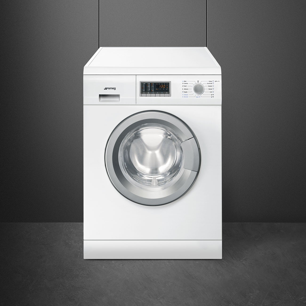 Smeg Lavasecadora Carga Frontal LSF147E 7 kg/4 kg Blanca 1400 Rpm Antipliega LED Clase E - Imagen 2