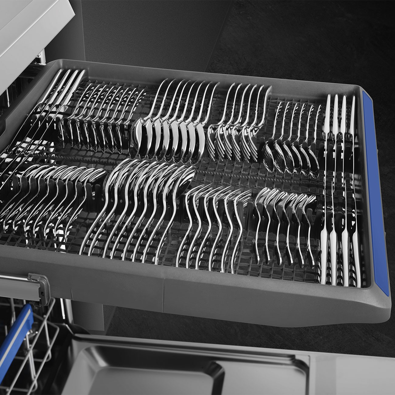 SMEG LAVAVAJILLAS LVS-342CQSX INOX 3a CESTA CLASE C - Imagen 4