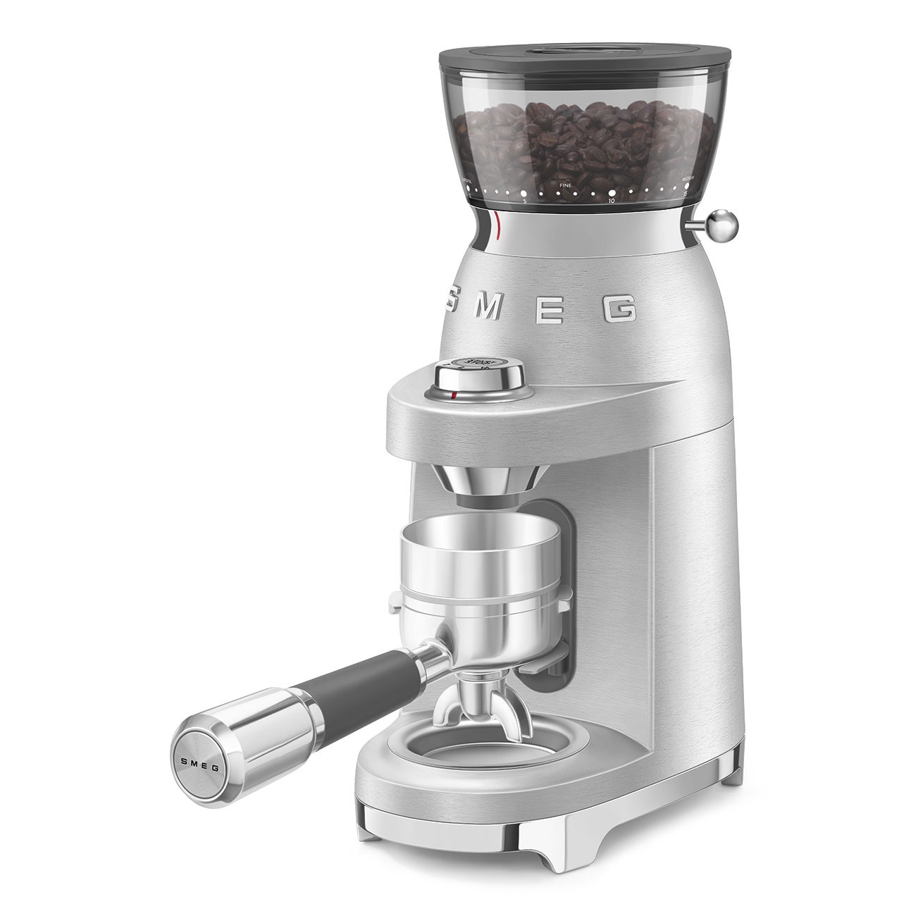 Smeg Molino Café CGF02SSEU Conical Burr Inox 240 g 50’s Style - Imagen 6