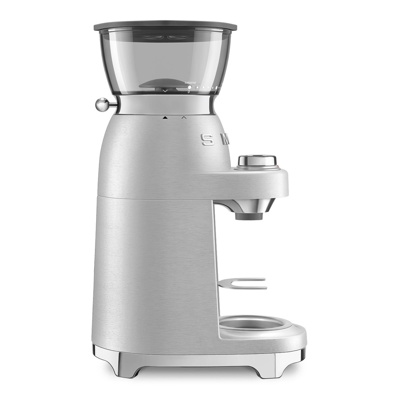 Smeg Molino Café CGF02SSEU Conical Burr Inox 240 g 50’s Style - Imagen 3