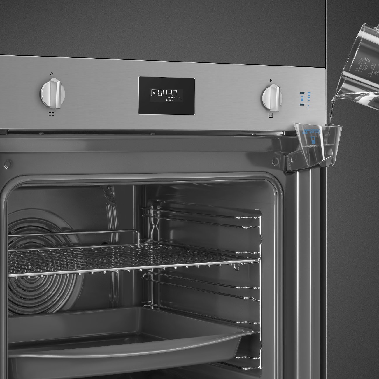 Smeg Horno SO6401S2X Galileo SteamOne Combinado Inox 60cm Clase A - Imagen 6