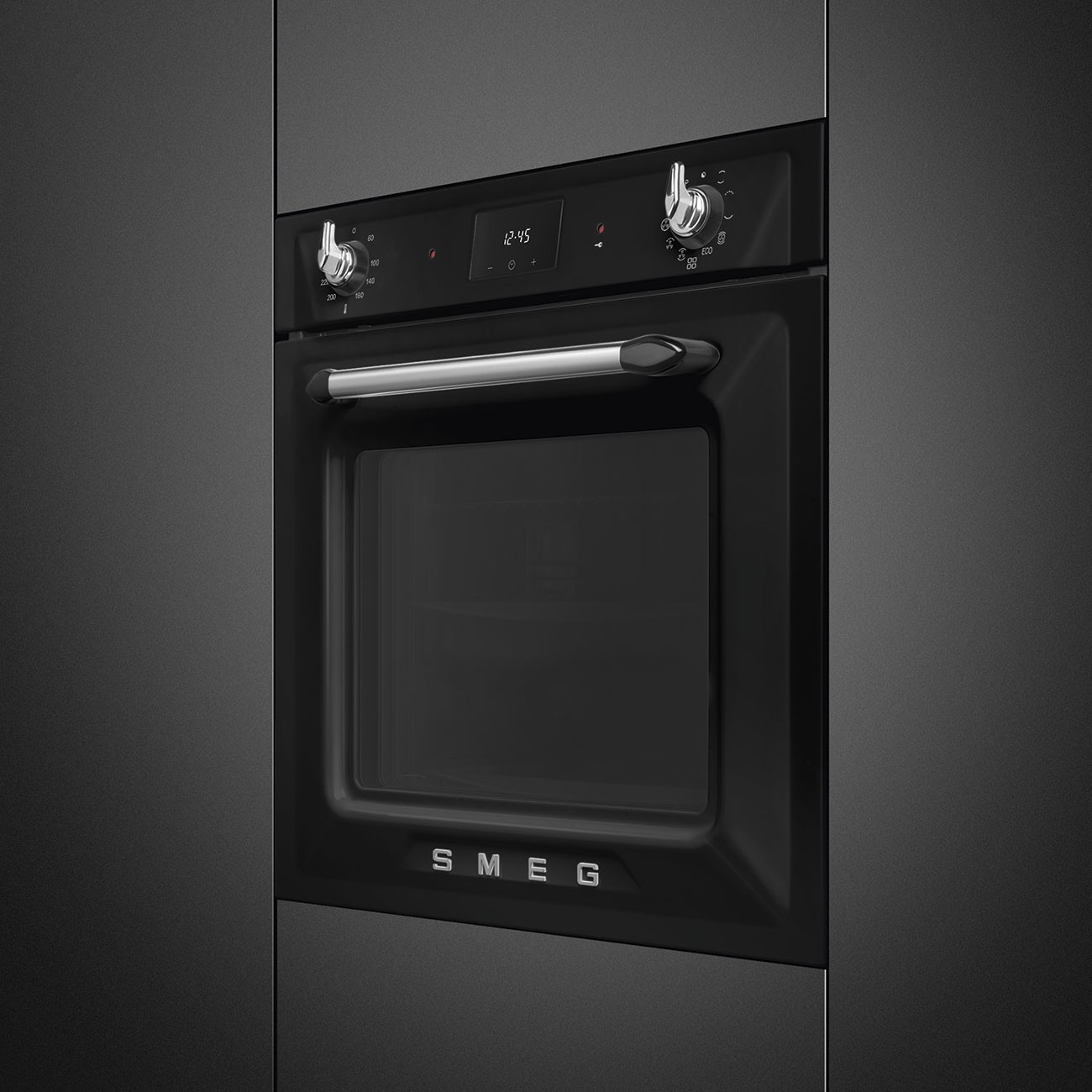 Smeg Horno SOP6900TN Galileo Pirolítico Termoventilado Victoria Negro 68 L Clase A - Imagen 2