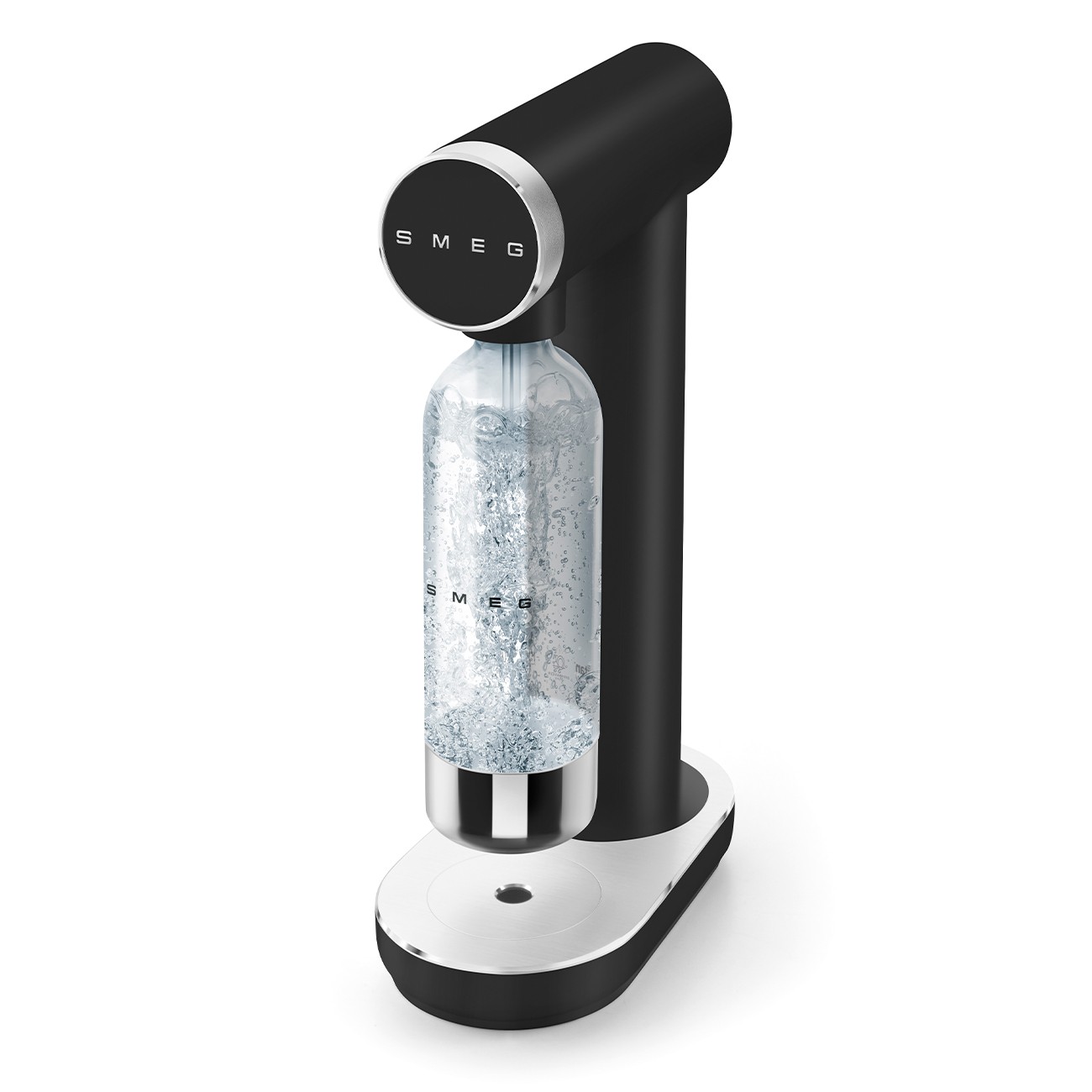 Smeg Soda Maker Collezione SKC01BLM No eléctrico Tritan Renew Mate 1 L Negra - Imagen 2