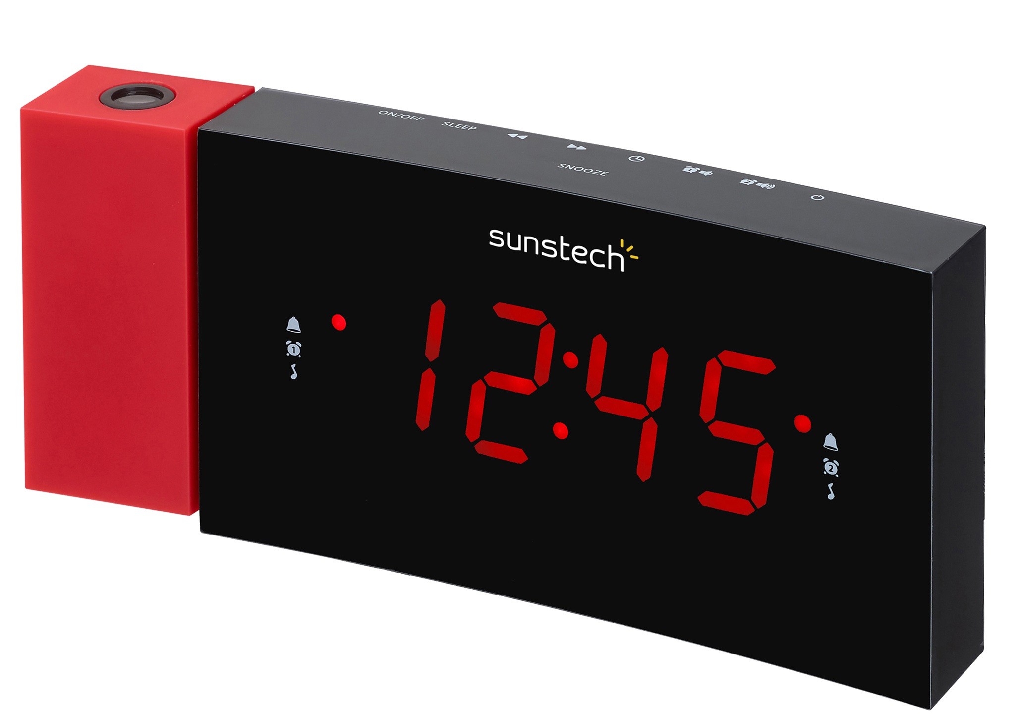 sunstech-radio-despertador-frd3rd-proyector-fm-digital-rojo