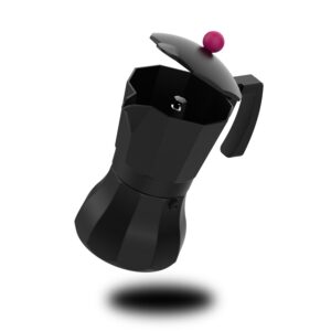 taurus-cafetera-italiana-black-moments-window-12-aluminio-negra-12-tazas-3