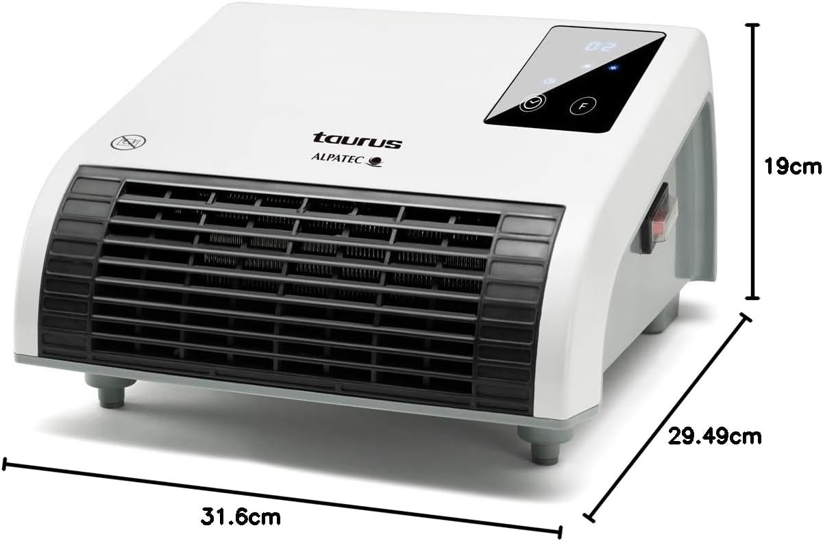 TAURUS CALEFACTOR RCMB-231 BLANCO PARED Y HORIZONTAL 2000w - Imagen 4