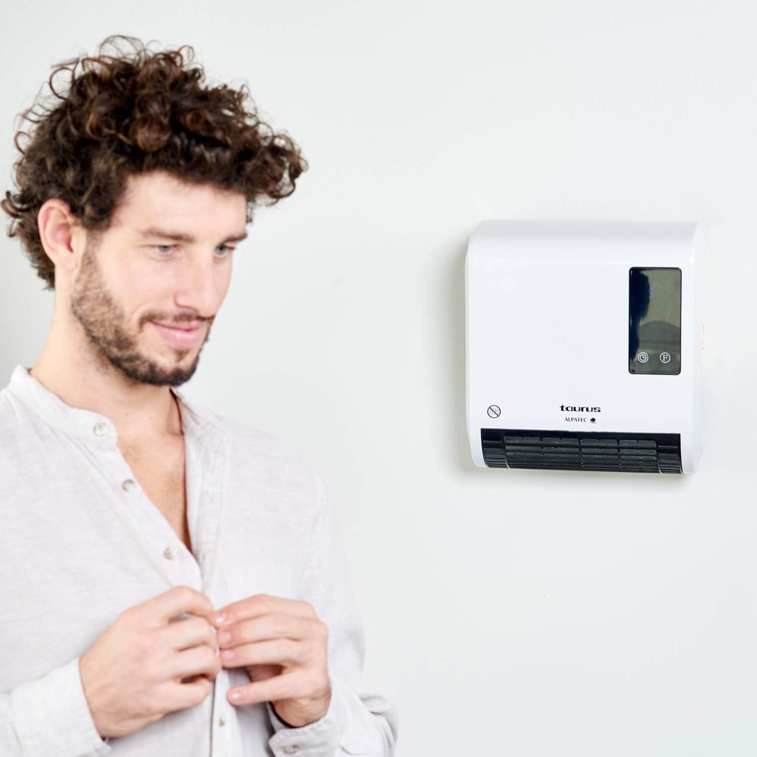 TAURUS CALEFACTOR RCMB-231 BLANCO PARED Y HORIZONTAL 2000w - Imagen 5