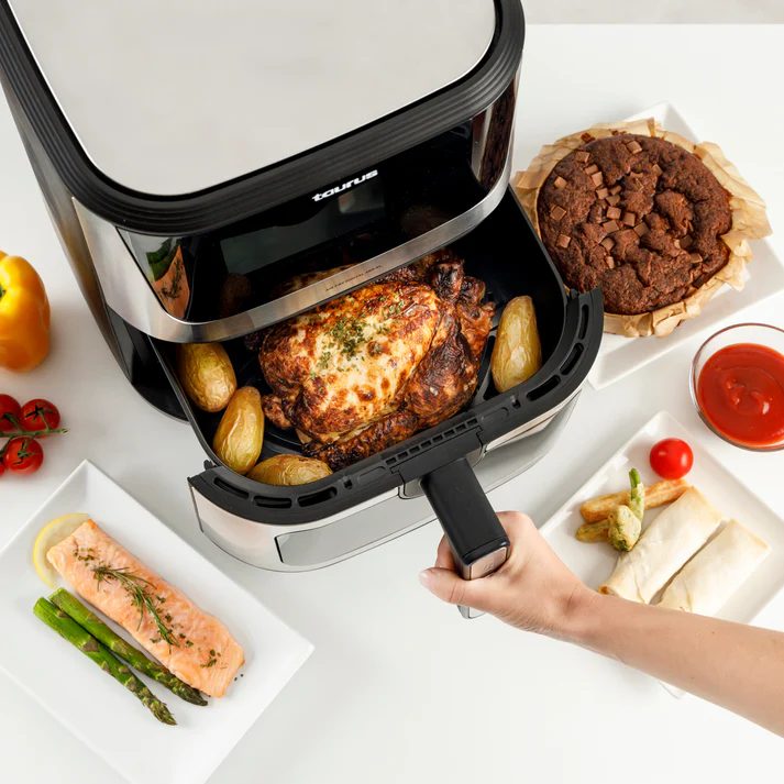 TAURUS FREIDORA AIRFRY DIGITAL 360 XL DOBLE RESITENCIA PANTALLA COLOR VENTANA (AF1703XD) - Imagen 4