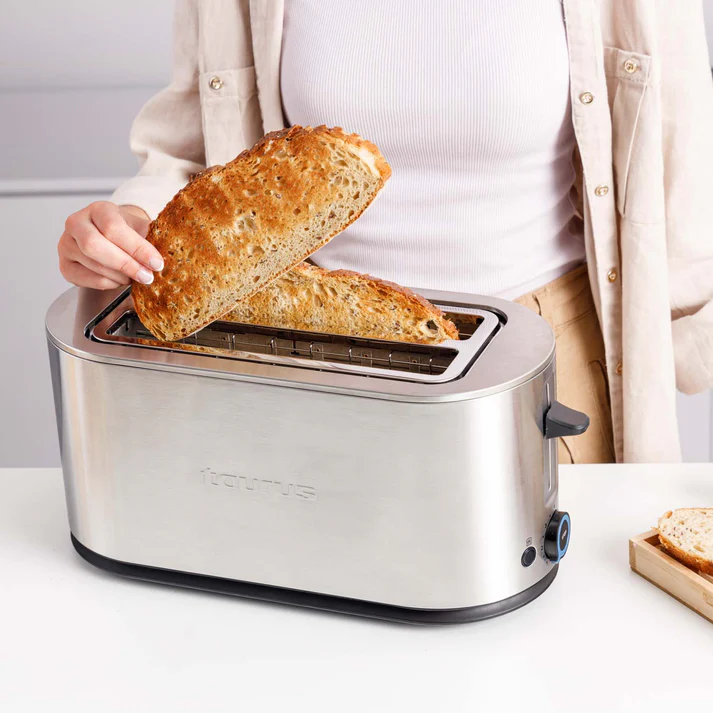 TAURUS TOSTADOR MY TOAST DUPLO LEGEND INOX 2 RANURAS (TO1501X) - Imagen 4