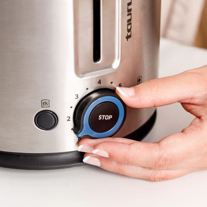 TAURUS TOSTADOR MY TOAST DUPLO LEGEND INOX 2 RANURAS (TO1501X) - Imagen 5