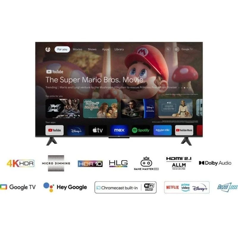 TCL LED 43" 43P61B 4K GOOGLE TV HDR - Imagen 6