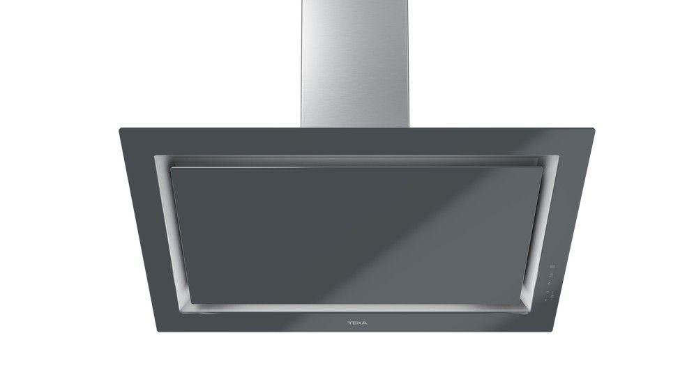 Teka Campana Decorativa DLV98660 90cm Cristal Gris 696m3/h Clase A+ - Imagen 2