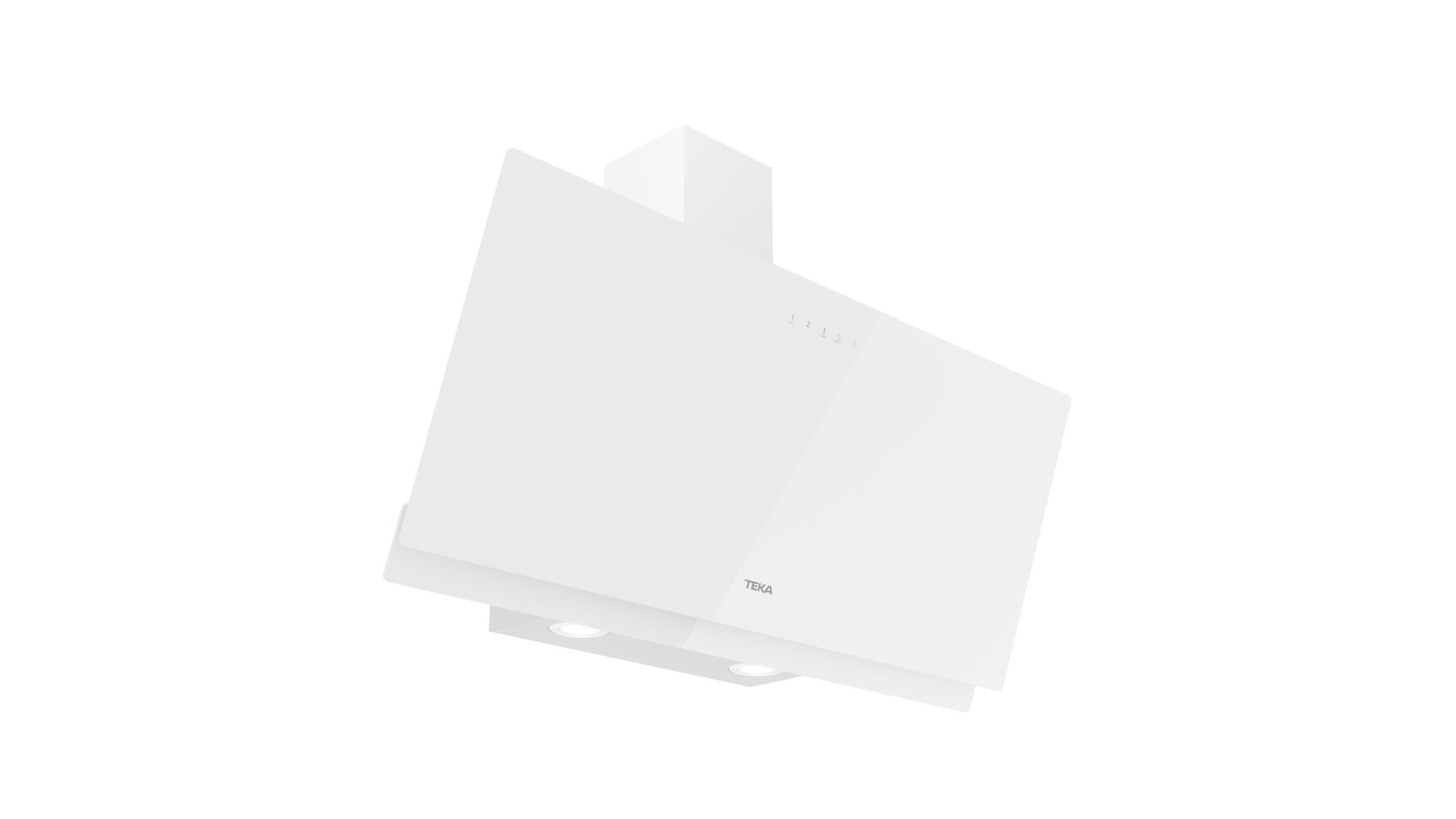 Teka Campana Decorativa DVN97050TTC 90cm Cristal Blanco 640m3/h Clase A - Imagen 3