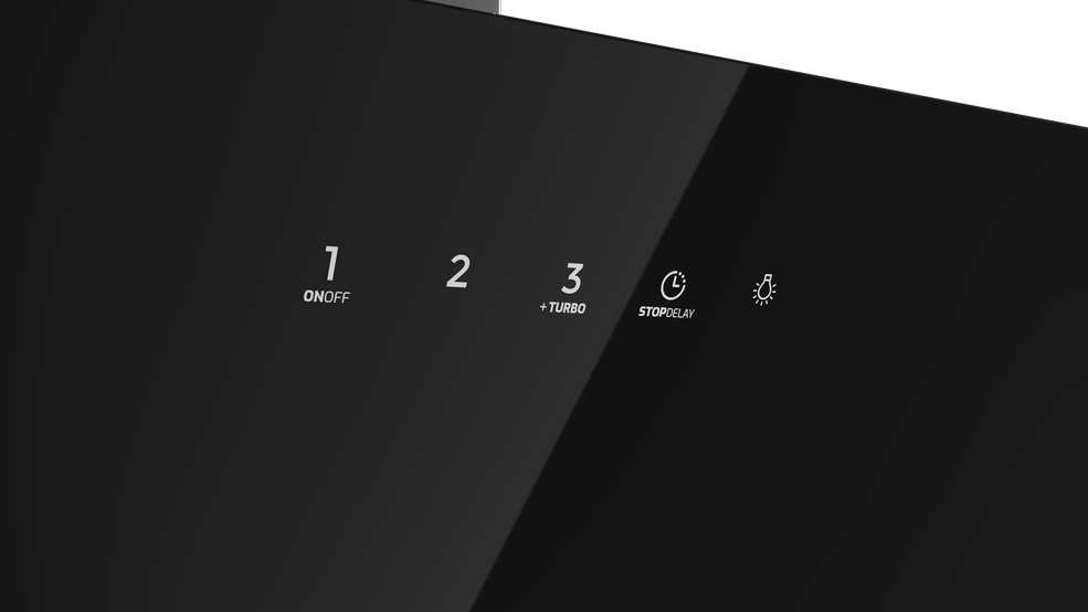 Teka Campana Decorativa DVN97050TTC 90cm Cristal Negro 640m3/h Clase A - Imagen 3