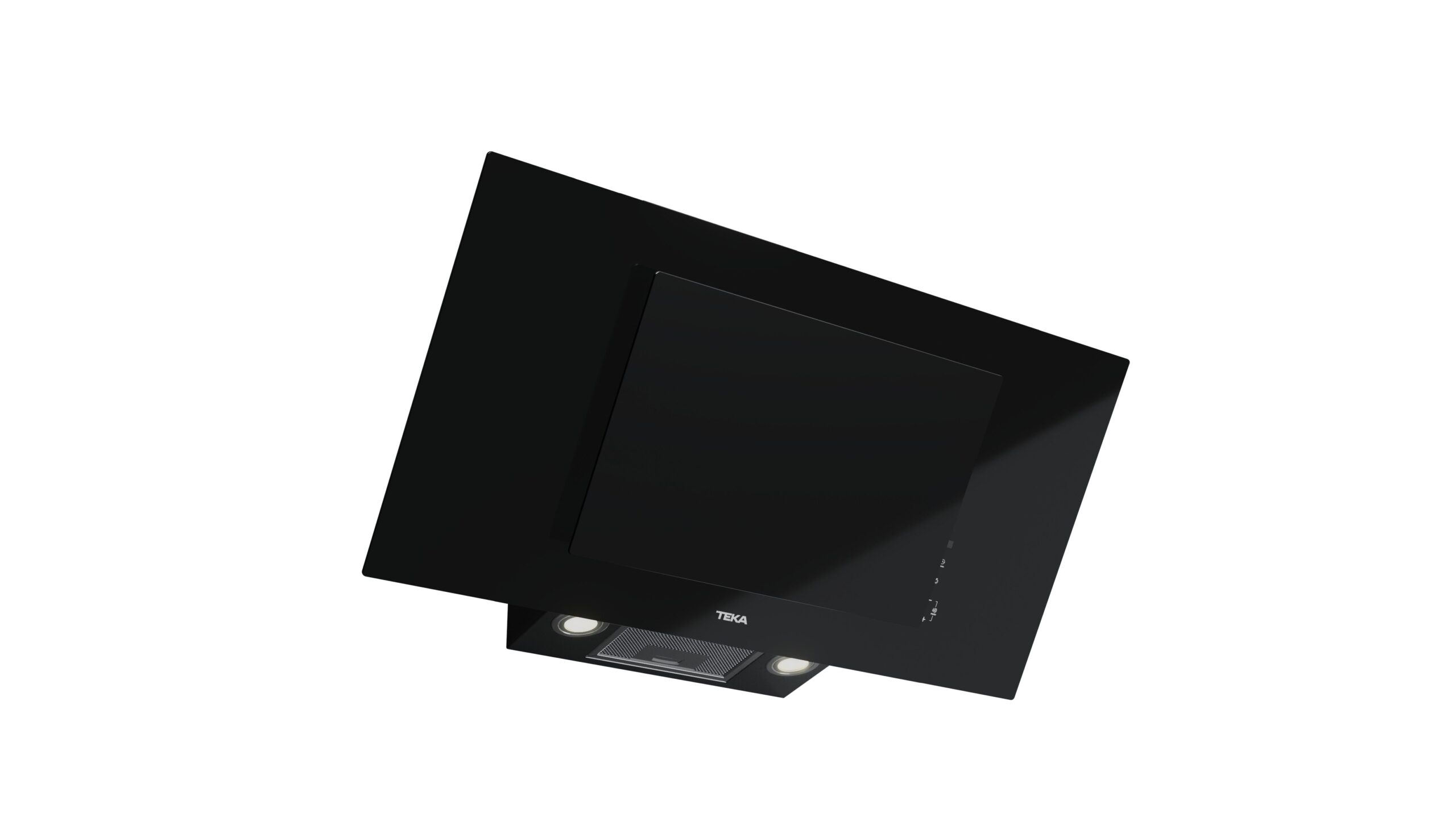 Teka Campana Decorativa DVT98660TBS 90cm Cristal Negro 698m3/h Clase A+ - Imagen 2