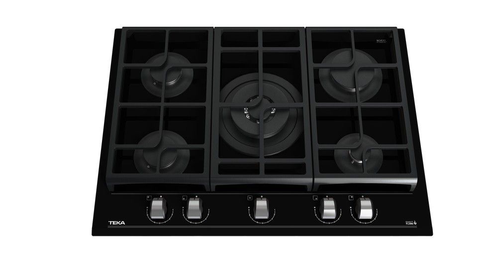 Teka Encimera CristalGas GZC75330XBA 5 Fuegos Negra 70cm Biselada - Imagen 3