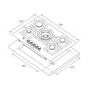 teka-encimera-gas-efx7015gdr-5-fuegos-inox-75cm-3