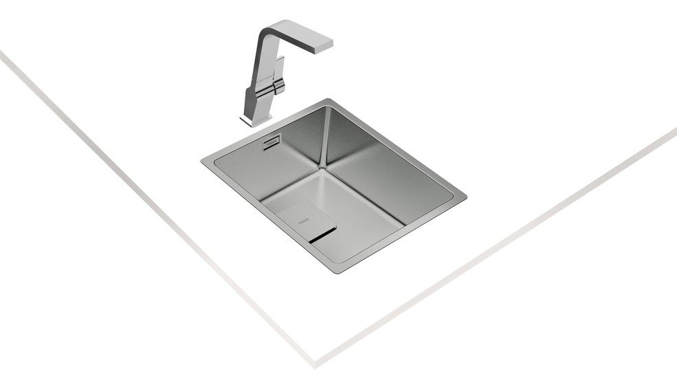 TEKA FREGADERO FLEX LINEA RS15 34.40 FREGADERO ENCASTRADO BAJO ENCIMERA RECTANGULAR ACERO INOXIDABLE - Imagen 2