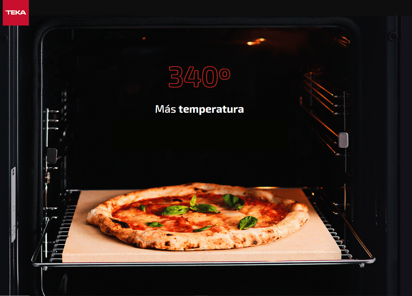Teka Horno HLB8510P Pirolitico Hidrolítico Cristal Negro 71L Guías Clase A+ - Imagen 2