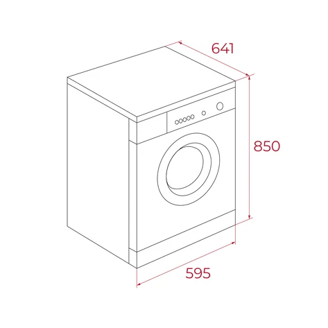 TEKA LAVADORA WMK-71240 FRO/12KG/1400 RPM CLASE A REF. 113900019 - Imagen 2
