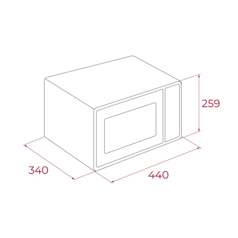 Teka Microondas MWE FS20 G SS Libre Instalación Grill Inox 20 L 700 W - Imagen 5