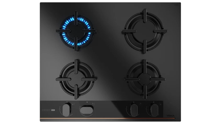 TEKA Placa de Gas GBC‑64‑G1 GB Infinity G1 60 cm Mate Negro Edición Italdesign Giugiaro 4 Zonas - Imagen 2