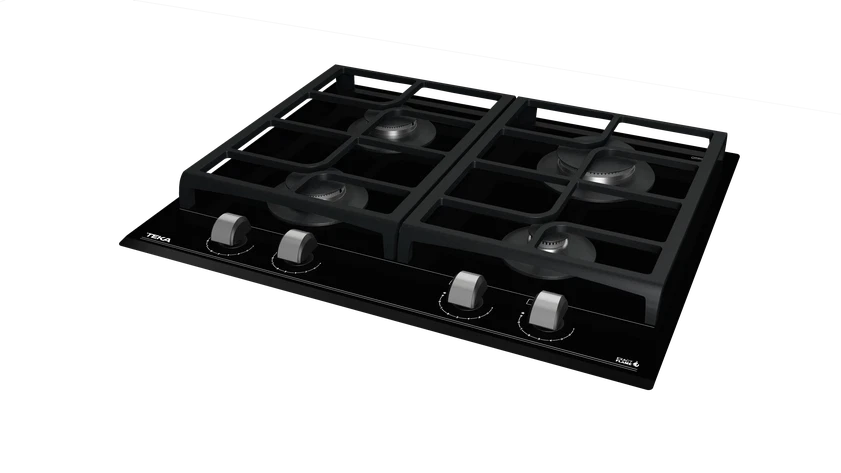 Teka Placa GZC 64300 XBN Gas 60 cm Cristal Negro ExactFlame - Imagen 2