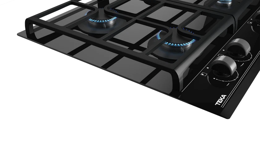 Teka Placa GZC 64300 XBN Gas 60 cm Cristal Negro ExactFlame - Imagen 3