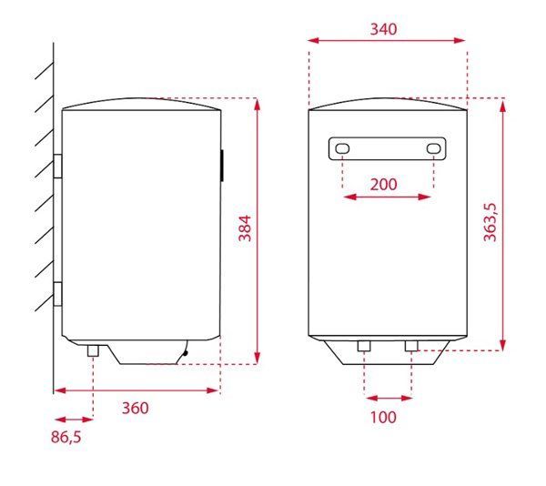 TEKA TERMO ELECTRICO SMART EWH-15 VE-D 15 LITROS REF. 42080300 - Imagen 3