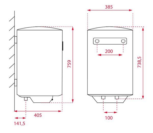TEKA TERMO ELECTRICO SMART EWH-50 VE-D 50 LI .REF.42080320 Digital - Imagen 2