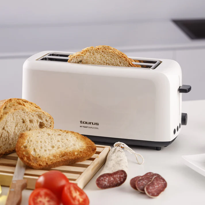 TAURUS TOSTADOR MY TOAST DUPLO COOL 2 RANURAS BLANCO (TO1450) - Imagen 3