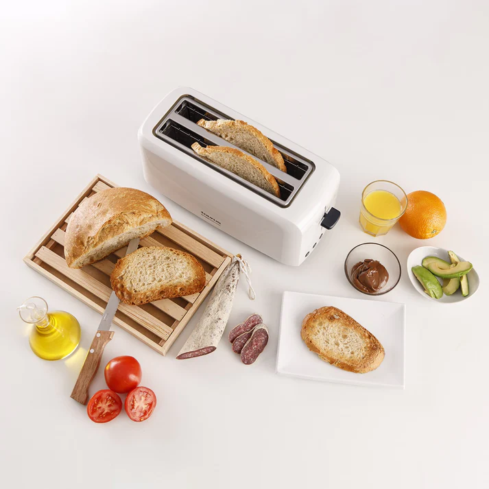 TAURUS TOSTADOR MY TOAST DUPLO COOL 2 RANURAS BLANCO (TO1450) - Imagen 5
