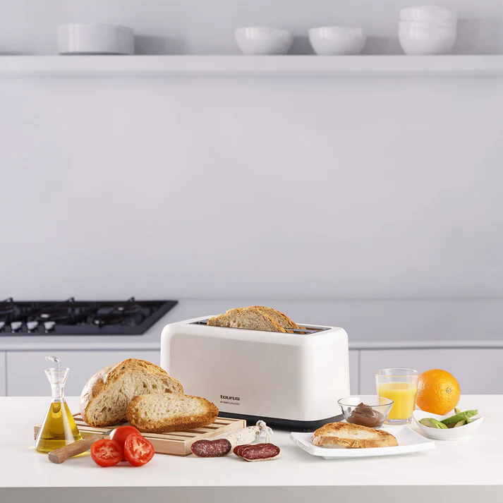 TAURUS TOSTADOR MY TOAST DUPLO COOL 2 RANURAS BLANCO (TO1450) - Imagen 9