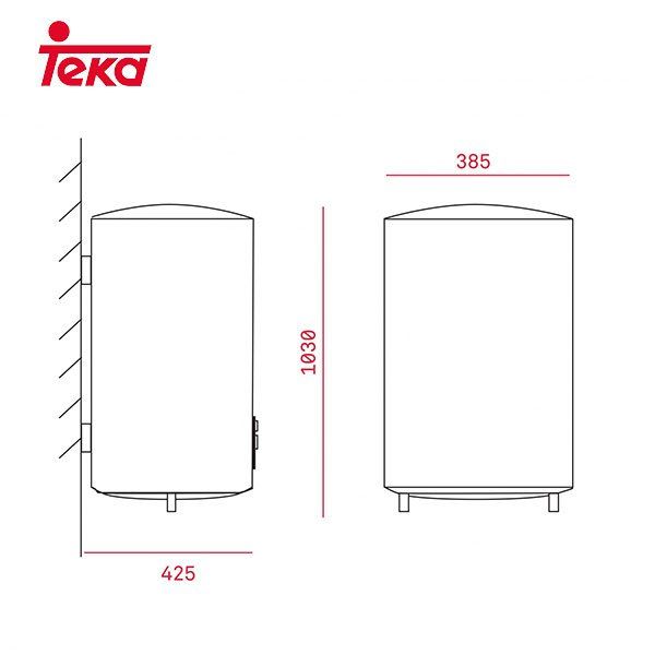 Termo el�ctrico TEKA EWH 80 H BLANCO - Imagen 2